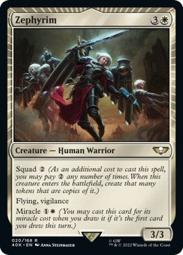 Zephyrim (Surge Foil) (Universes Beyond: Warhammer 40K) Near Mint Foil
