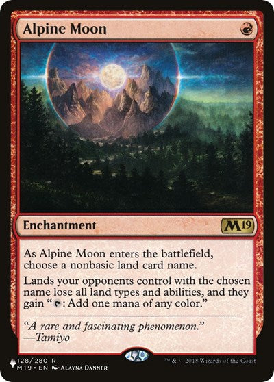 Alpine Moon (The List) Light Play