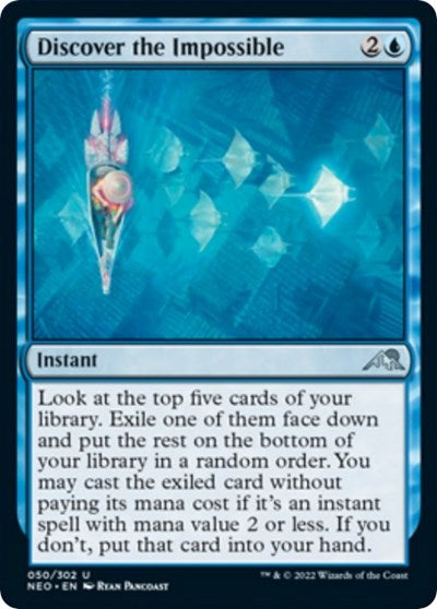 Discover the Impossible (Kamigawa: Neon Dynasty) Medium Play Foil