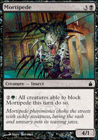 Mortipede (Ravnica) Medium Play Foil