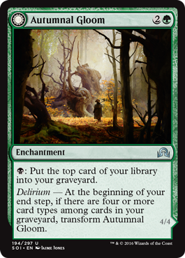 Autumnal Gloom (Ancient of the Equinox) (Shadows Over Innistrad) Medium Play Foil