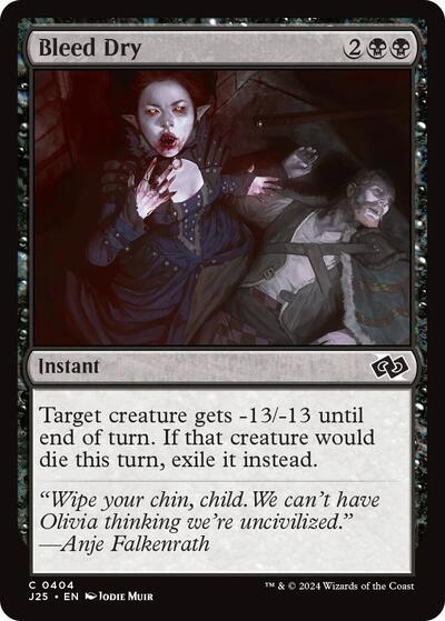 Bleed Dry (Foundations Jumpstart) Light Play