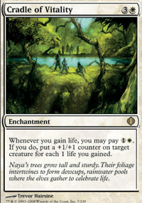 Cradle of Vitality (Shards of Alara) Light Play