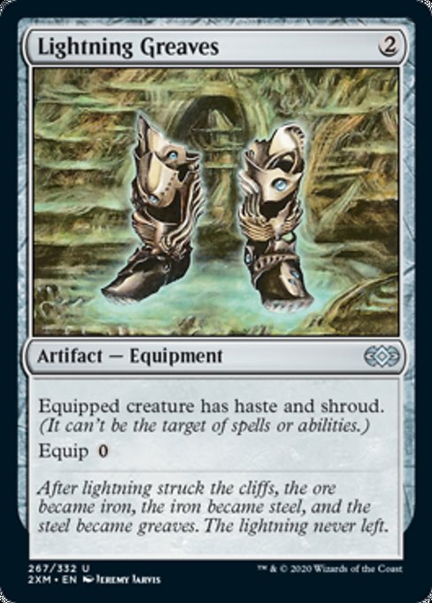 Lightning Greaves (Double Masters) Damaged / Poor