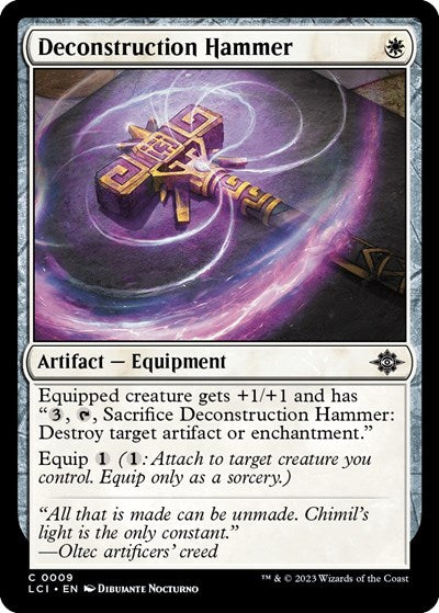Deconstruction Hammer (The Lost Caverns of Ixalan) Light Play Foil