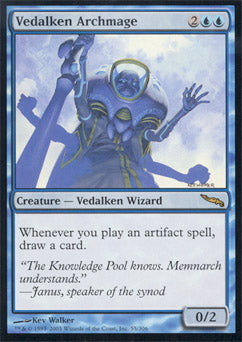 Vedalken Archmage (Mirrodin) Heavy Play