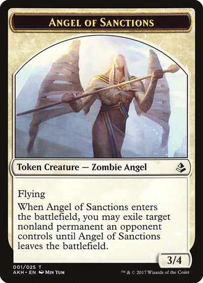 Angel of Sanctions Token (Amonkhet) Light Play
