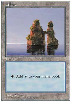 Island C (5th Edition) Medium Play