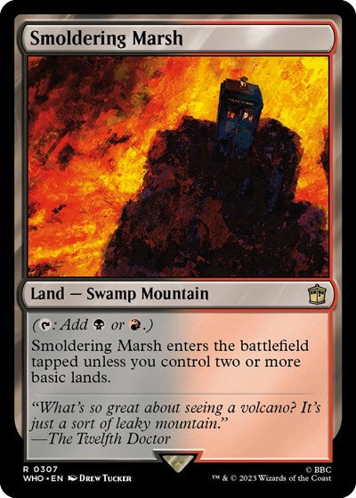 Smoldering Marsh (Universes Beyond: Doctor Who) Light Play Foil