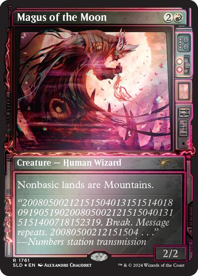Magus of the Moon (Rainbow Foil) (Secret Lair) Light Play Foil