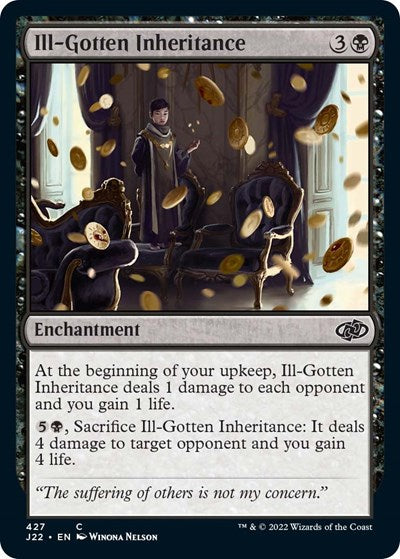 Ill-Gotten Inheritance (Jumpstart 2022) Medium Play