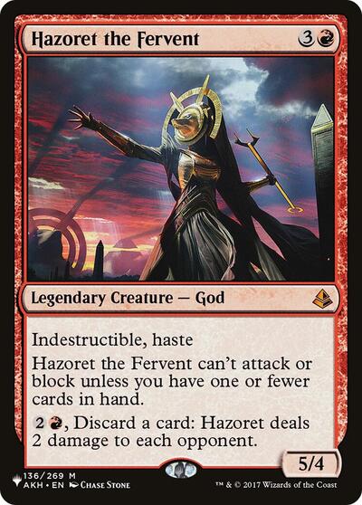 Hazoret the Fervent (The List) Light Play