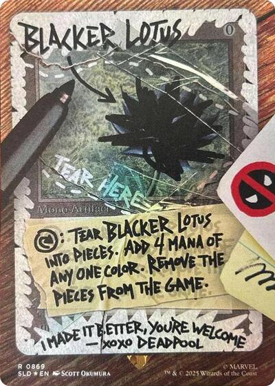 Blacker Lotus (Rainbow Foil) (Secret Lair) Near Mint Foil