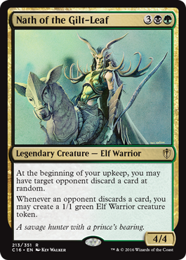 Nath of the Gilt-Leaf (Commander 2016 Edition) Light Play