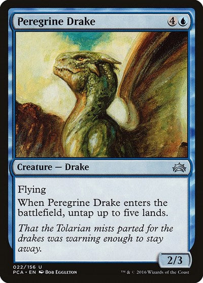 Peregrine Drake (Planechase Anthology) Light Play