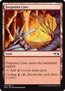 Forgotten Cave (Duel Decks Anthology: Elves vs Goblins) Medium Play