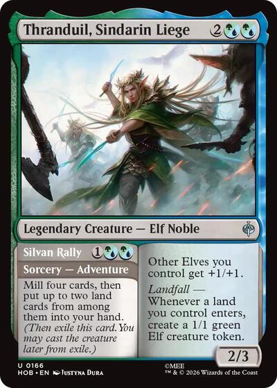 Thranduil, Sindarin Liege (The Hobbit) Near Mint Foil