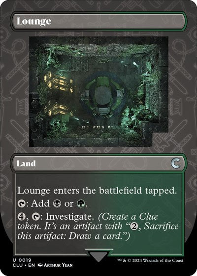 Lounge (Borderless) (Ravnica: Clue Edition) Light Play