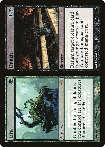 Life // Death (Promos: FNM) Damaged / Poor Foil