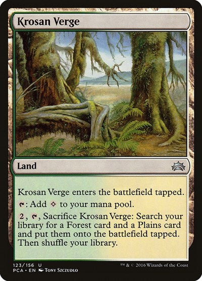 Krosan Verge (Planechase Anthology) Medium Play