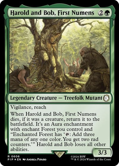 Harold and Bob, First Numens (Surge Foil) (Universes Beyond: Fallout) Light Play Foil