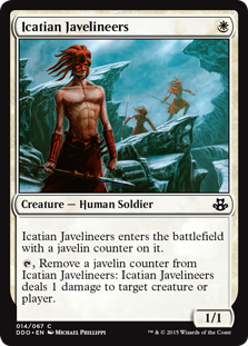 Icatian Javelineers (Duel Decks: Kiora vs Elspeth) Near Mint