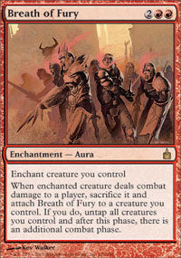 Breath of Fury (Ravnica) Medium Play Foil