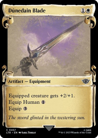 Dunedain Blade (Showcase Scrolls) (Universes Beyond: The Lord of the Rings: Tales of Middle-earth) Light Play Foil