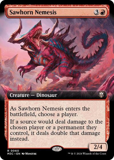 Sawhorn Nemesis  Extended Art   Ripple Foil|0|0|0.00