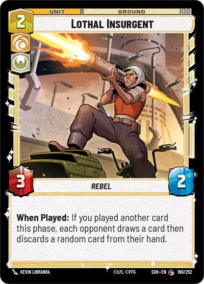 Lothal Insurgent (Spark of Rebellion) Near Mint Foil