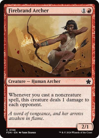 Firebrand Archer (Foundations) Near Mint Foil