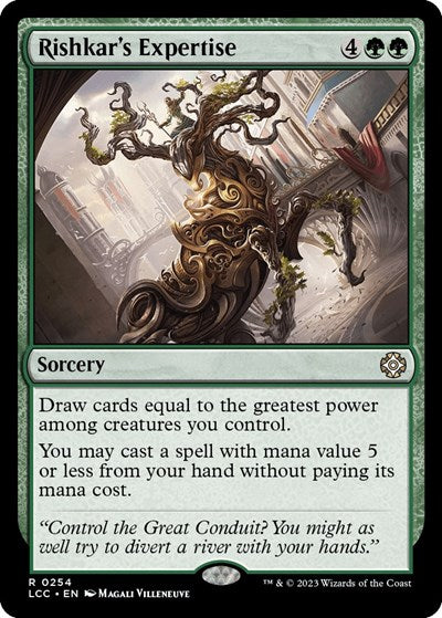 Rishkar's Expertise (Commander: The Lost Caverns of Ixalan) Light Play