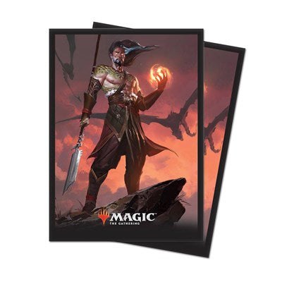 M19 Sarkhan, Fireblood Standard Deck Protector for Magic (80-Pack) (Ultra Pro) New