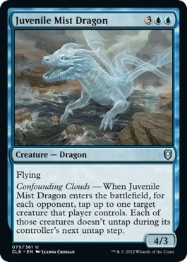 Juvenile Mist Dragon (Commander Legends: Battle for Baldur's Gate) Light Play Foil