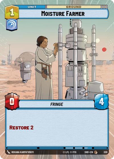 Moisture Farmer (Hyperspace) (Shadows of the Galaxy) Near Mint Foil