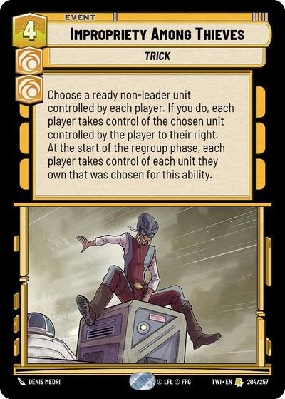 Impropriety Among Thieves (Twilight of the Republic) Near Mint Foil