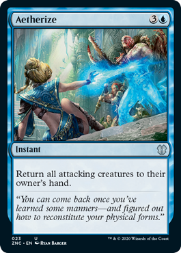 Aetherize (Commander 2020 Zendikar Rising) Medium Play