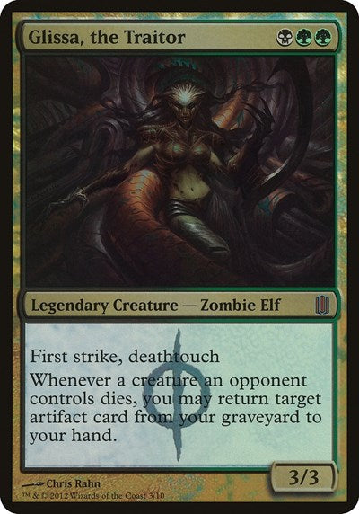Glissa, the Traitor (Commander's Arsenal) (Oversize Cards) Near Mint Foil