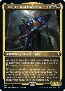 Bane, Lord of Darkness (Etched Foil) (Commander Legends: Battle for Baldur's Gate) Medium Play Foil