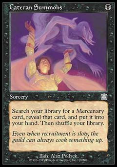 Cateran Summons (Mercadian Masques) Heavy Play