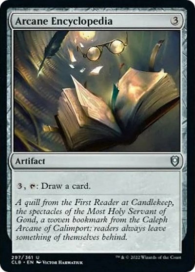 Arcane Encyclopedia (Commander Legends: Battle for Baldur's Gate) Light Play