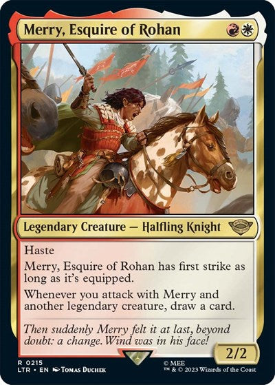 Merry, Esquire of Rohan (Universes Beyond: The Lord of the Rings: Tales of Middle-earth) Damaged / Poor