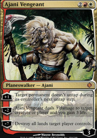 Ajani Vengeant (Shards of Alara) Light Play Foil