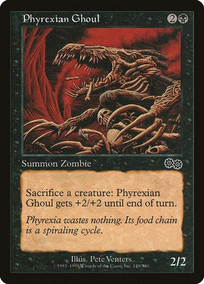 Phyrexian Ghoul (Urza's Saga) Light Play