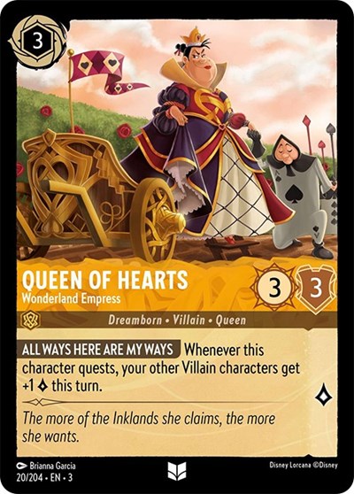 Queen of Hearts - Wonderland Empress (Into the Inklands) Near Mint