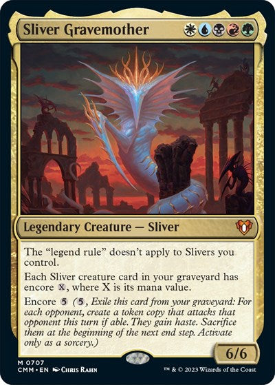 Sliver Gravemother (Commander Masters) Medium Play Foil
