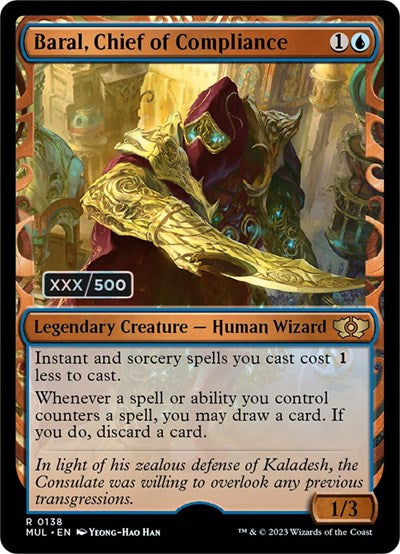 Baral, Chief of Compliance (Serialized) (March of the Machine: Multiverse Legends) Near Mint Foil