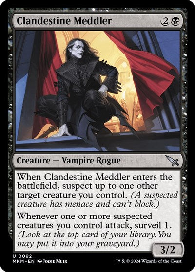 Clandestine Meddler (Murders at Karlov Manor) Near Mint Foil