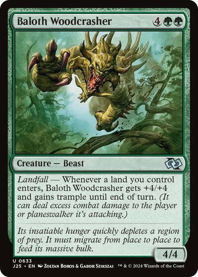 Baloth Woodcrasher (Foundations Jumpstart) Near Mint