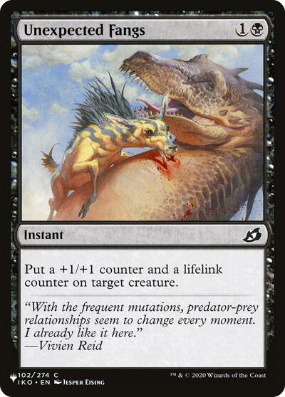 Unexpected Fangs (The List) Near Mint